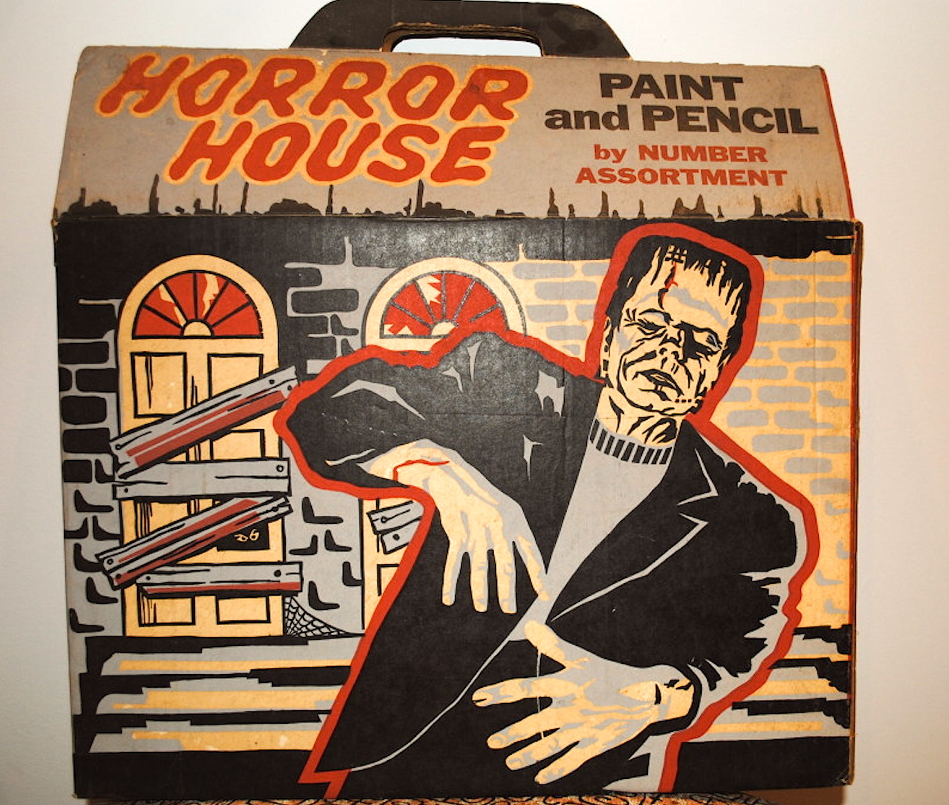 Image result for paint by numbers frankenstein